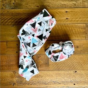Geometric Baby Pants & Headband Set